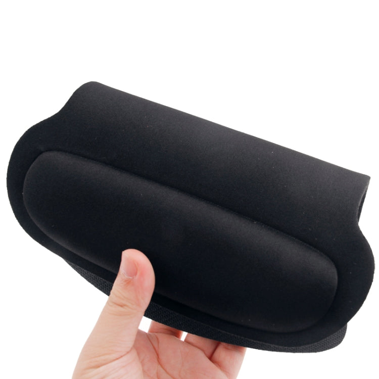 Ax Shape Ultra Slim PVC & Cloth and Sponge Wrist Supporter Mouse Pad