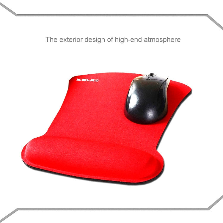 Ax Shape Ultra Slim PVC & Cloth and Sponge Wrist Supporter Mouse Pad