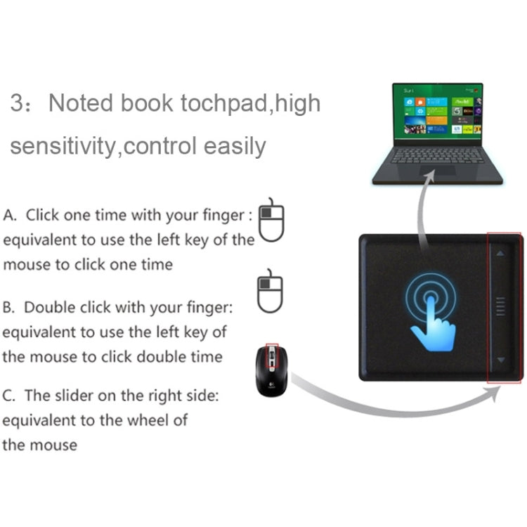 MEASY GP800 Wireless Keyboard Smart Remote Air Mouse for TV BOX /  Laptop / Tablet PC / Mini PC(Black)