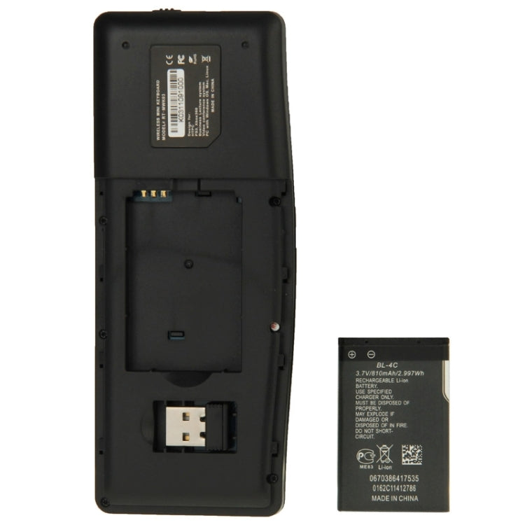 Handheld Keyboard 2.4G Wireless Keyboard With Touchpad Mouse for PC Notebook Smart Google TV Box(Black)