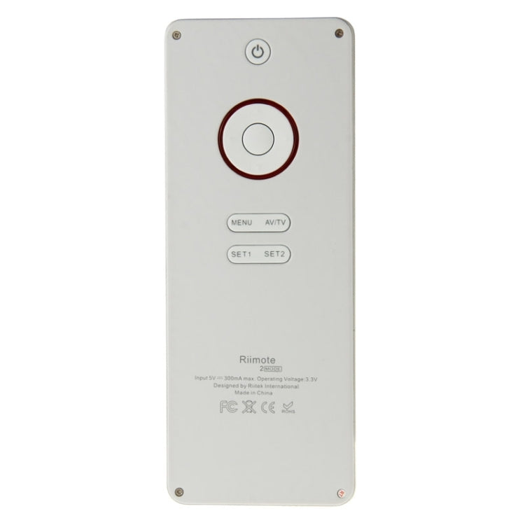 Handheld Bluetooth Keyboard With Touchpad Mouse & IR Remote for PC Notebook Smart Google TV Box(White)