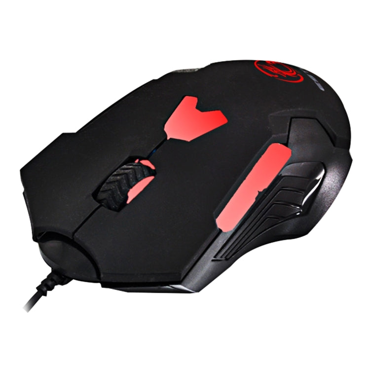 Estone GT700 2400DPI Adjustable USB Wired Multi Color LED Optical Gaming Computer Mouse(Black)