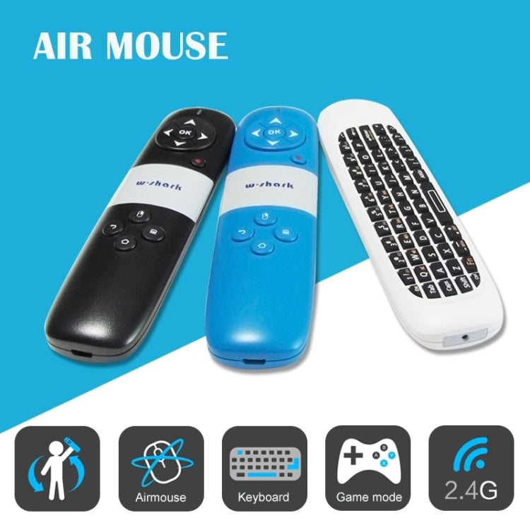 WS-505F Air Mouse Rechargeable Wireless Keyboard Qwerty with Touchpad for Mini PC / Android TV Box / Smart Box