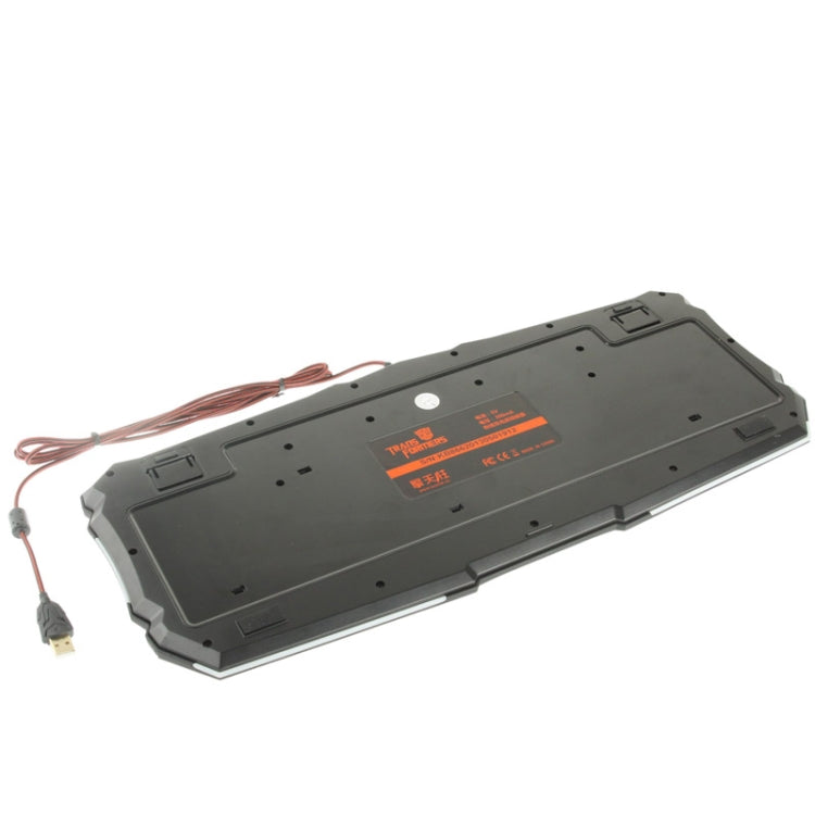 Aula Transformers Series Optimus Prime Pattern Wired USB Multi-media Silent / Non-slip Game Keyboard with Colorful Backlight