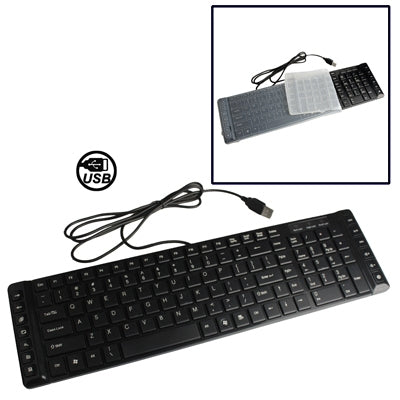 Multimedia Wired Ultra-Thin Keyboard with Keyboard Cover Protector Skin