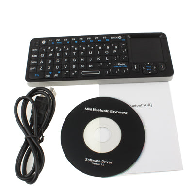 2 in 1 (Rii Mini i6 Bluetooth Wireless Keyboard & Touchpad +  Universal Remote Control)