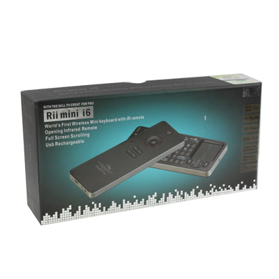 2 in 1 (Rii Mini i6 Bluetooth Wireless Keyboard & Touchpad +  Universal Remote Control)