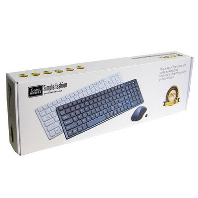 2.4GHz Wireless Multimedia Keyboard Combos(Black)