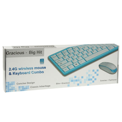 2.4GHz Wireless Mini Mouse & Ultra Slim Keyboard Combo Kit