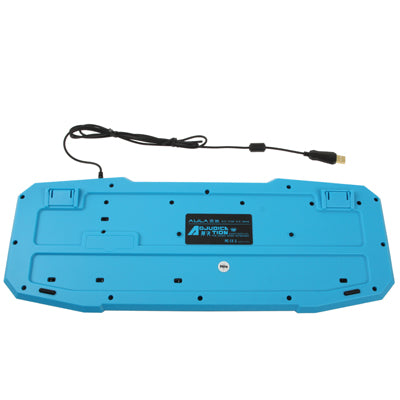 Aula Series 110 Keys High-end Wired Gaming Keyboard with 6 x Replacement Key & Gold-plated USB Port(Black)