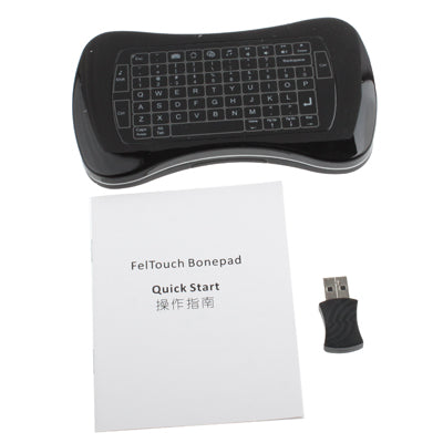 Feltouch Bonepad 2.4G RF Touchpad Keyboard and Mouse(Black)