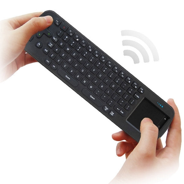 Measy RC12 2.4G USB Wireless Keyboard Touchpad Air Fly Mouse for Mini PC / Android TV Box