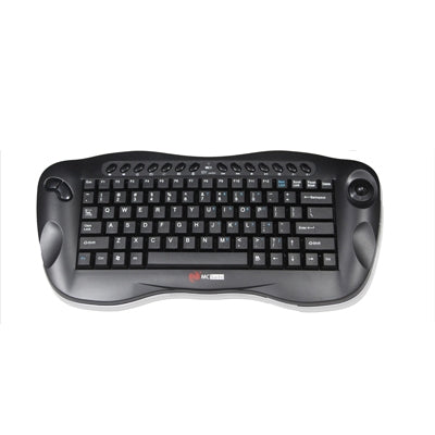 W9710RF 2.4G Wireless Multimedia Keyboard with Tracking ball(Black)