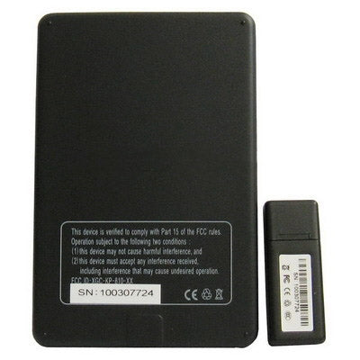 Wireless Handheld PC Keyboard & Mouse Touchpad for Laptop(Black)