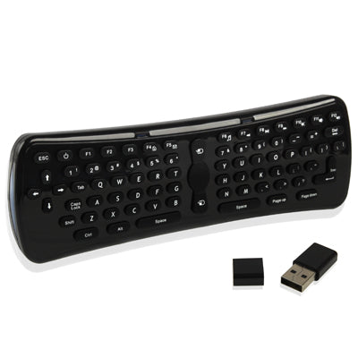 2.4GHz Wireless Flying Mouse with QWERTY Keyboard & USB Mini Receiver, Operation Distance: 15m