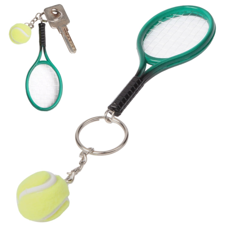 Tennis Racket Style Keychain Decor Pendant