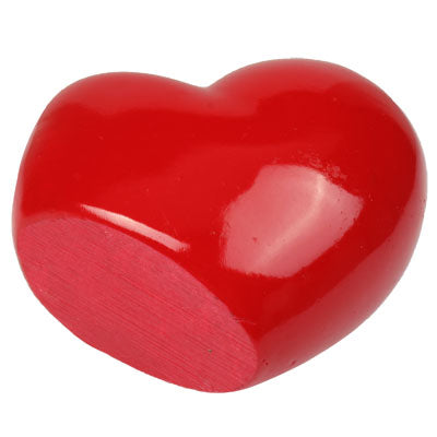 Creative Fashion Stainless Steel Resin Cute Heart-shaped Fruit Fork Set/Peach Boutique Wedding(Red)