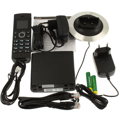 Dual-model No PC Required Cordless Skype and Landline Phone, Support Two Skype Account Login, Wireless transmission range: 50M(Black)