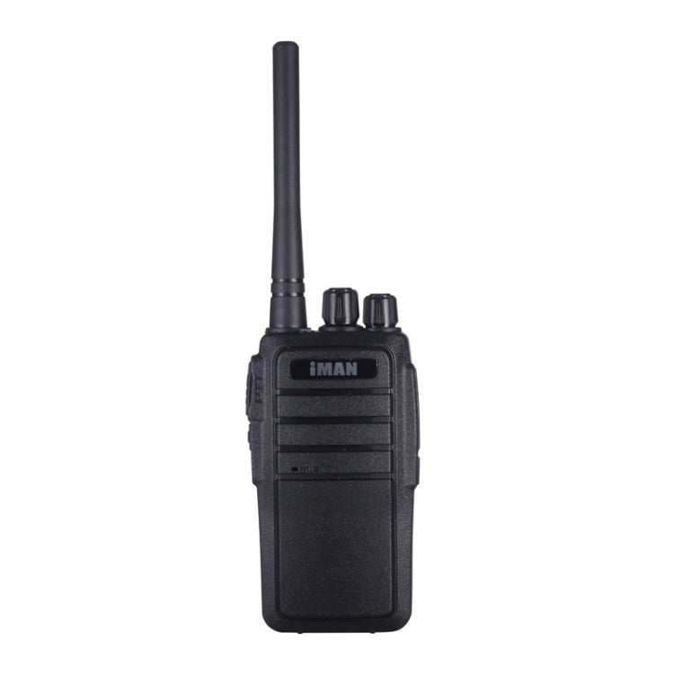 iMAN WT01 Professional Handheld Two-way Radio Walkie Talkie UHF 400-470MHz 5W 16CH(Black)