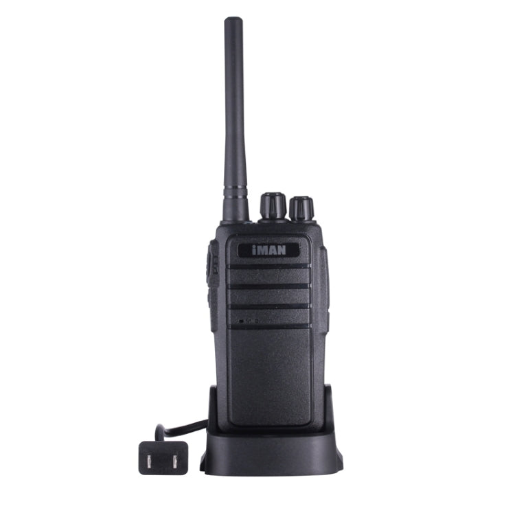 iMAN WT01 Professional Handheld Two-way Radio Walkie Talkie UHF 400-470MHz 5W 16CH(Black)