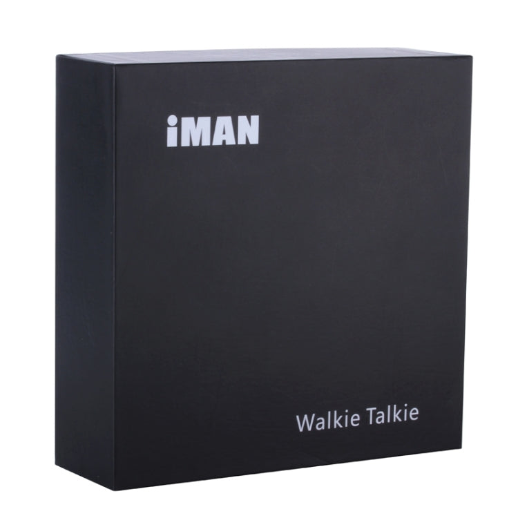 iMAN WT01 Professional Handheld Two-way Radio Walkie Talkie UHF 400-470MHz 5W 16CH(Black)