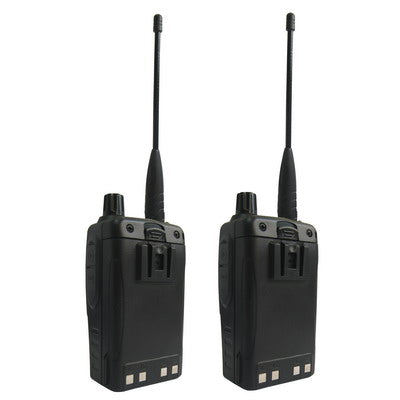 Walkie Talkie, Support 99 groups memory channel, high sensitivity radio function, Flashlight function at night (Pack of 2)(Black)