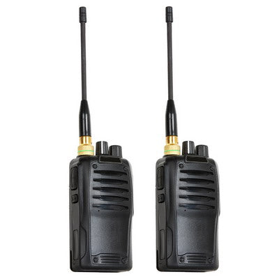 2 pcs Walkie Talkie, Support 16 groups memory channel, Frequency range: 136-174MHz