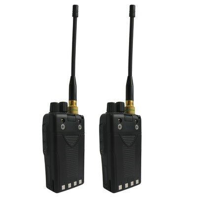 2 pcs Walkie Talkie, Support 16 groups memory channel, Frequency range: 136-174MHz