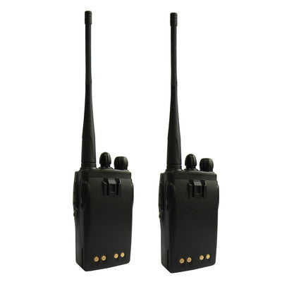 2 pcs Walkie Talkie, Support Scrambler, 128 memory channels, Frequency range: 136-174MHz