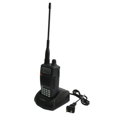 2 pcs Walkie Talkie, Support 99 channels, Keypad and LCD backlight function, Multi-scan function, Frequency range: 136-174 MHz