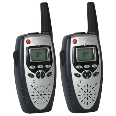 2 PCS Walkie Talkie, Support 8 channels and 38 Sub-code Functions, Frequency range: 446.00625-446.09375MHz