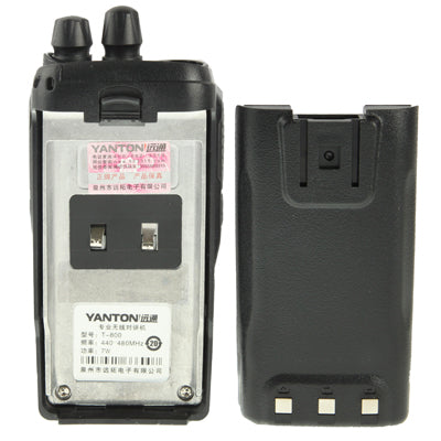 T-800 Handheld Walkie Talkie, Support 16 channels, Scan Channel and Monitor Function, Frequency Range: 440-480MHz