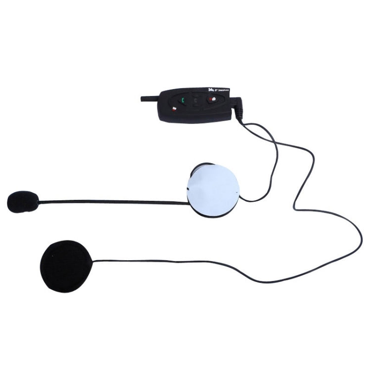 2 PCS 500m Life Waterproof Wind-resistant Bluetooth  Interphone Headsets for Motorcycle Helmet(Black)