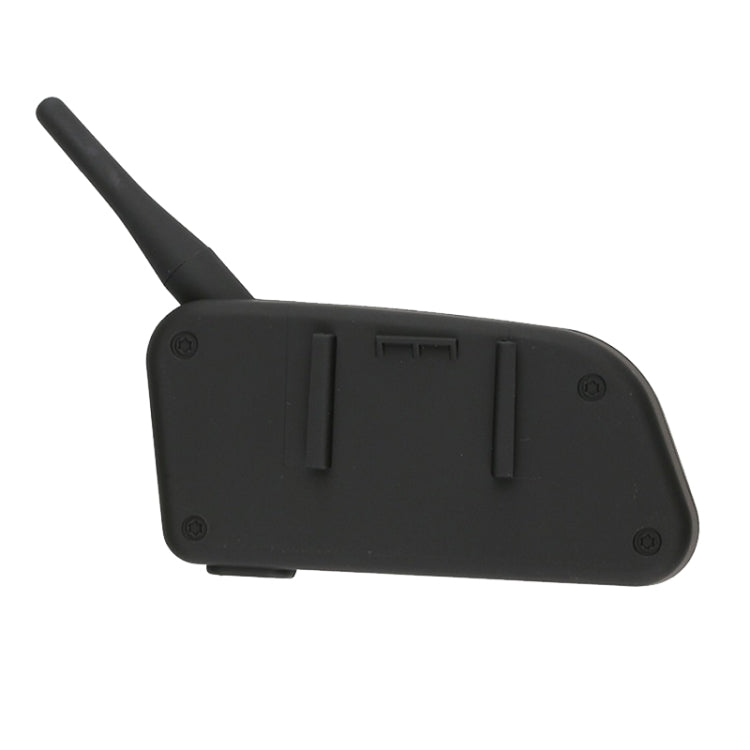 2 PCS V6-1200 1200m 6 Riders Bluetooth Multi-Interphone Headsets for Motorcycle Helmet(Black)