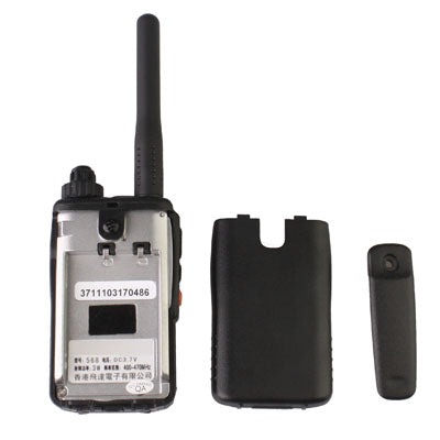 2 PCS Walkie Talkie, Support 16 channels, Scan Channel and Monitor Function, Frequency range: Frequency range: 400-470MHz(Black)