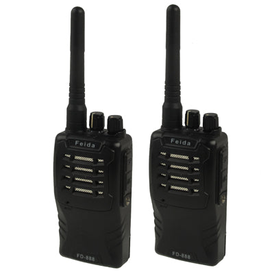 Walkie Talkie, Support 16 channels, Scan Channel and Monitor Function, Frequency range: 400-420MHz / 450-470MHz (2pcs in one packaging, the price is for 2pcs)