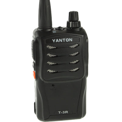 T-3R Handheld Walkie Talkie, Support 16 channels, Scan Channel and Monitor Function, Frequency Range: 400-470MHz(Black)
