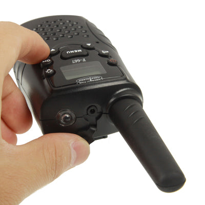 F-667 Walkie Talkie, Support 22 channels, Scan Channel and Channel Lock Function, GMRS / FRS up to 5KM (2pcs in one packaging, the price is for 2pcs)