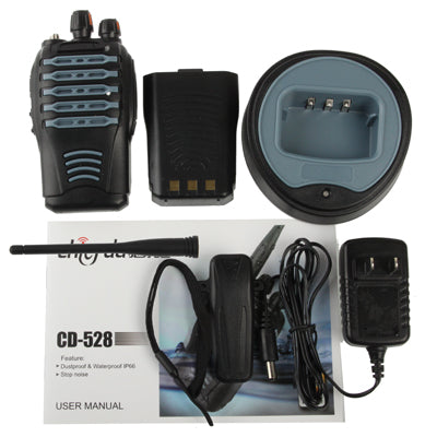 FD-501 Waterproof & Dustproof Walkie Talkie, Support 16 Memory Channels, Emergency Alarm and Monitor Function, Wireless Distance: 5KM, Frequency Range: 400-470MHz/130-174MHz