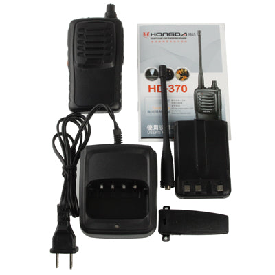 FD-229 Walkie Talkie with Torch Light, Support 16 Memory Channels, Emergency Alarm and Monitor Function, Wireless Distance: 5KM, Frequency Range: 400-470MHz