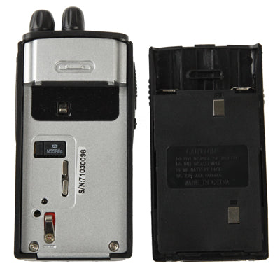 FD-333 Walkie Talkie with Torch Light, Support 16 Memory Channels, Emergency Alarm and Monitor Function, Wireless Distance: 3-5KM, Frequency Range: 400-470MHz