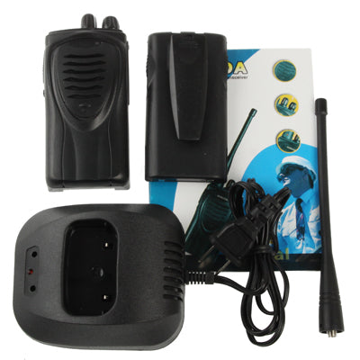 FD-333 Walkie Talkie with Torch Light, Support 16 Memory Channels, Emergency Alarm and Monitor Function, Wireless Distance: 3-5KM, Frequency Range: 400-470MHz