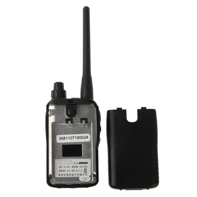 NF-368 Walkie Talkie with FM Radio & Dual Band Standby, Support 99 Memory Channels, Frequency Range: 400-470MHz(Black)
