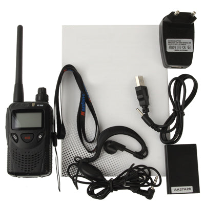 NF-368 Walkie Talkie with FM Radio & Dual Band Standby, Support 99 Memory Channels, Frequency Range: 400-470MHz(Black)