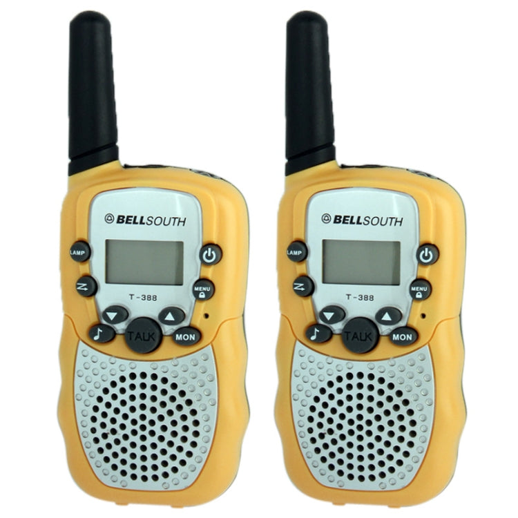 2 PCS T-388 0.5W 1.0 inch LCD 5KM Walkie Talkie
