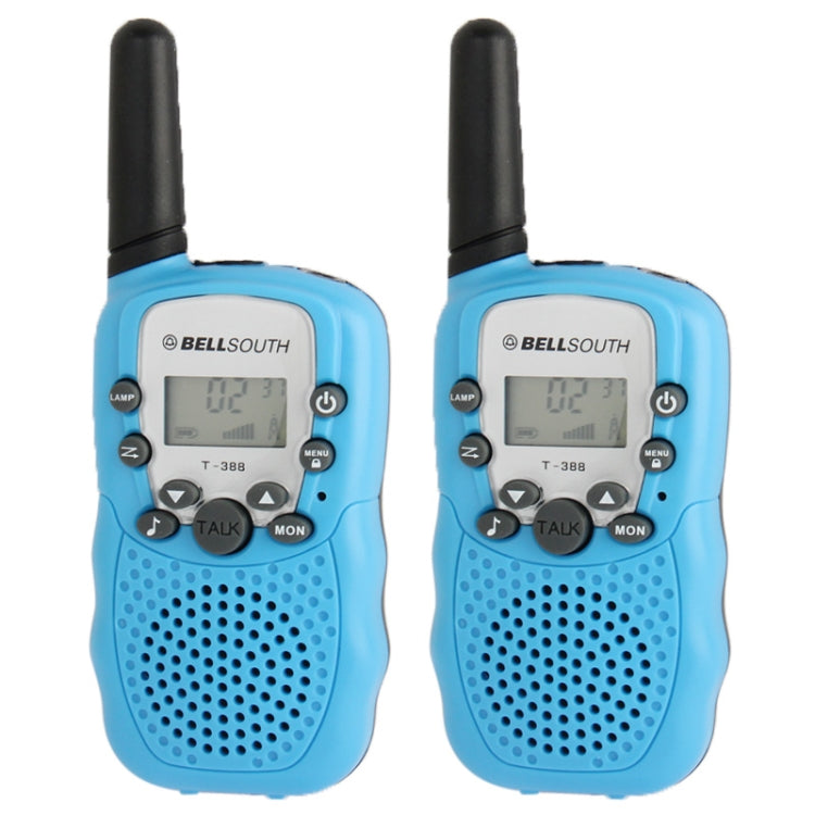 2 PCS T-388 0.5W 1.0 inch LCD 5KM Walkie Talkie