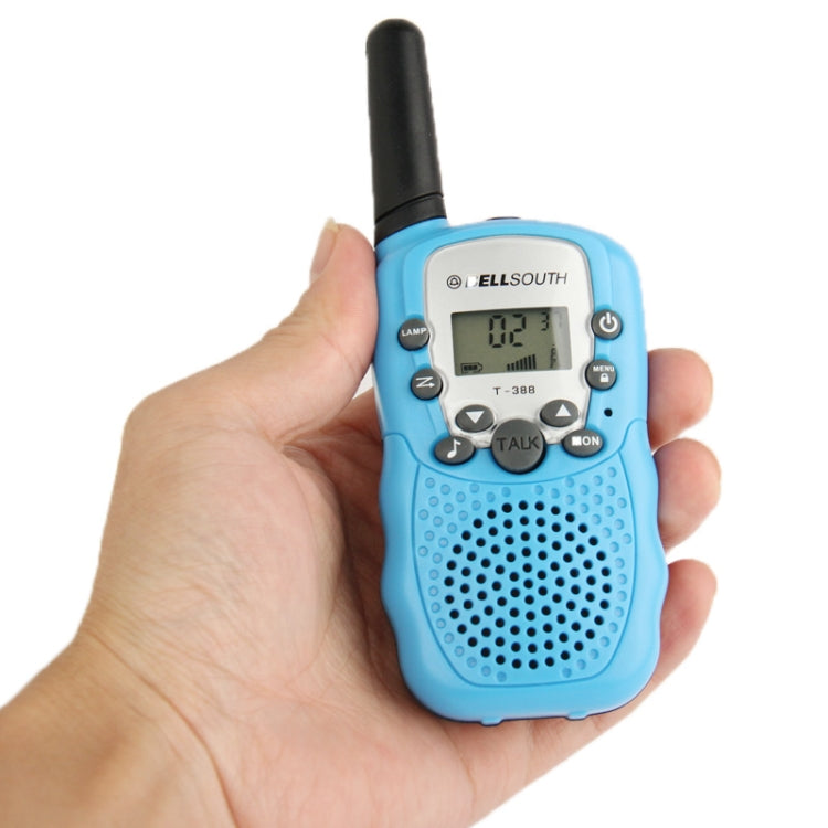 2 PCS T-388 0.5W 1.0 inch LCD 5KM Walkie Talkie