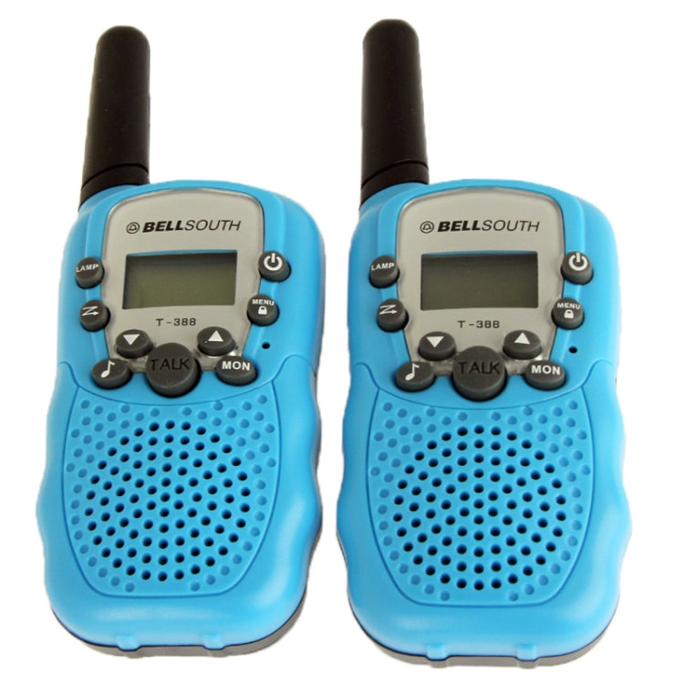 2 PCS T-388 0.5W 1.0 inch LCD 5KM Walkie Talkie