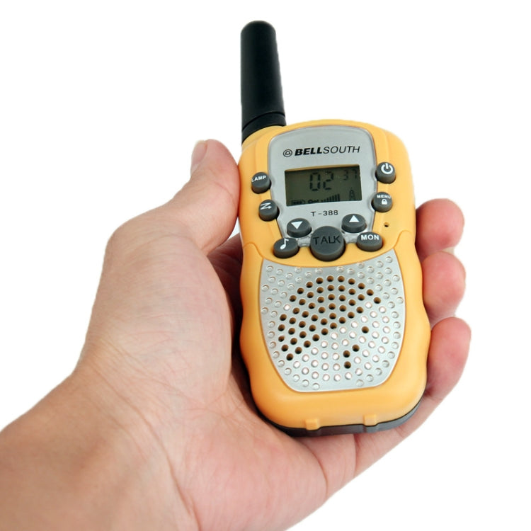 2 PCS T-388 0.5W 1.0 inch LCD 5KM Walkie Talkie