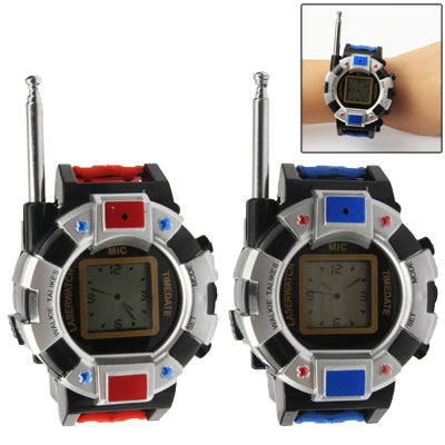 One Pair of Watch 2-Way Radio Walkie Talkie Interphone Toy with Antenna